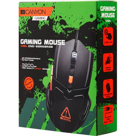 Ενσύρματο ποντίκι Canyon Vigil Gaming Mouse - CND-SGM02RGB